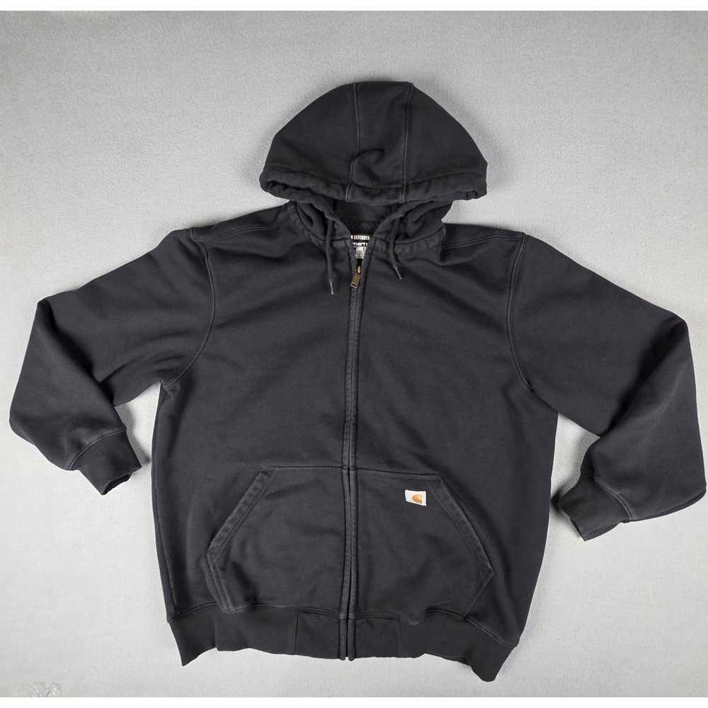 Carhartt Hoodie Mens X-Large Full Zip Rain Defender Sweatshirt Jacket 100614